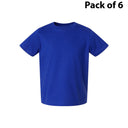 RADYAN® Toddler Fine Jersey Crewneck Short Sleeve Tee