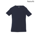 RADYAN® Infant Short Sleeve Crew Neck Fine Jersey Tee