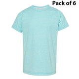 RADYAN® Crew Short Sleeve Toddler Harborside Melange T-Shirt