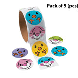 HiPremium Bunny & Chick Stickers Roll - Easter Crafts Radiate Festive Charm | 1 1/2 inches