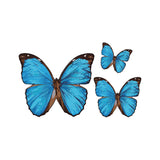 Crystal Candy Vivid Blue Edible Butterflies - Pack of 22