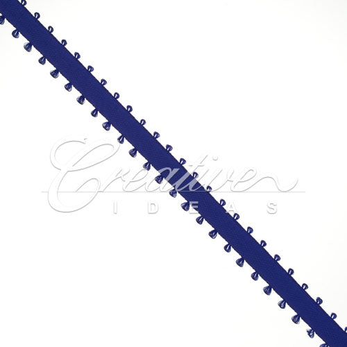 3/16" Double Face Picot Ribbon - 50 Yards (Royal Blue)