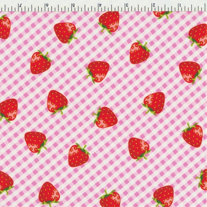 Printed Spandex Strawberry Juice Activewear Fabric
