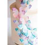 Crystal Candy Fluttery Pink Edible Butterflies - Pack of 22