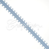 3/16" Double Face Picot Ribbon - 50 Yards (Antique Blue)