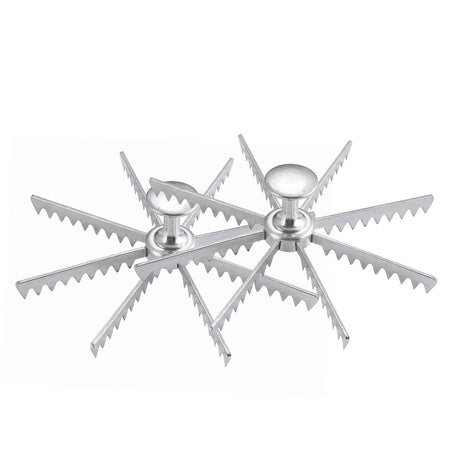 Pie & Cake Marker 8 Cut Cast Aluminum 9.25" Diameter