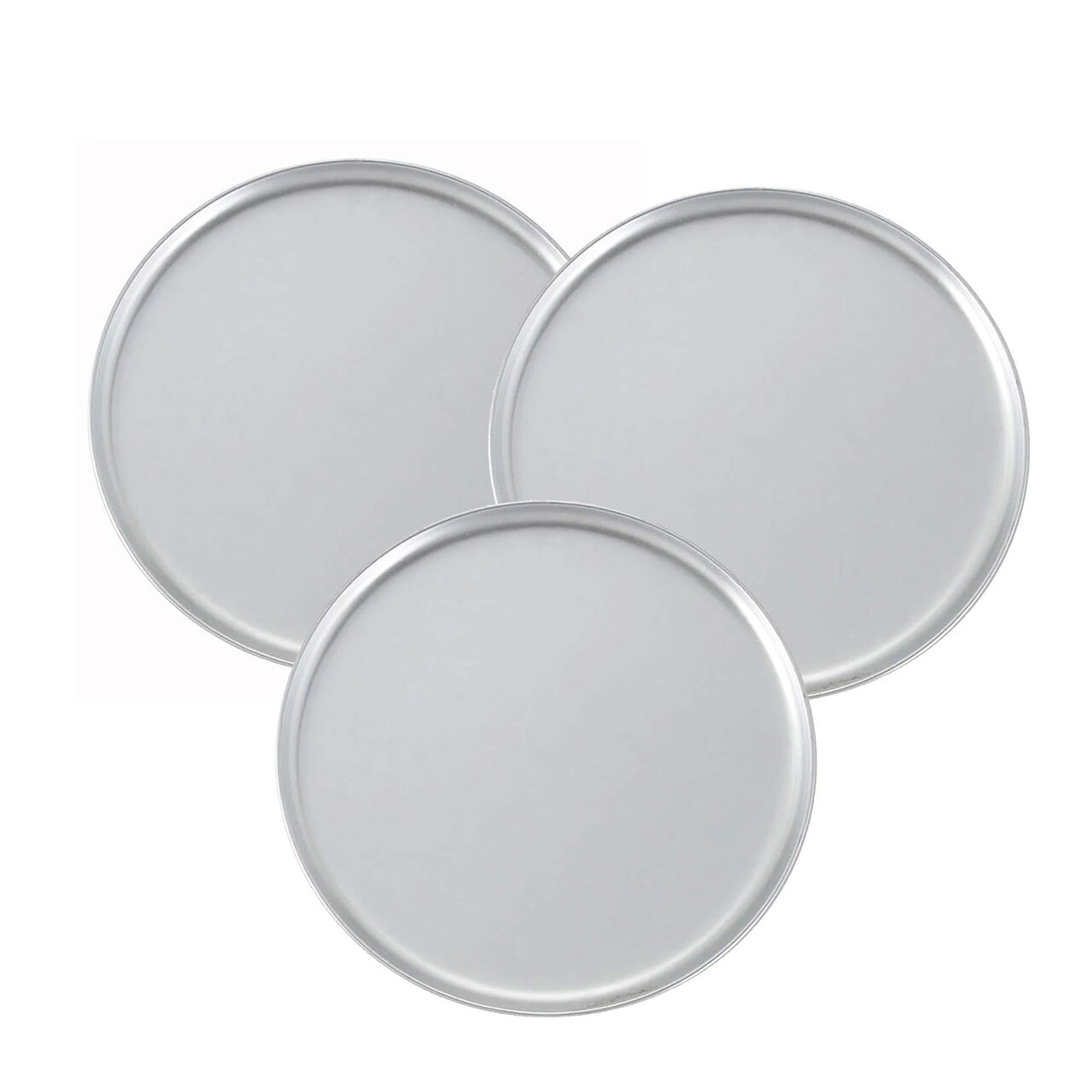 15" Coupe Style Aluminum Pizza Pan Round Solid