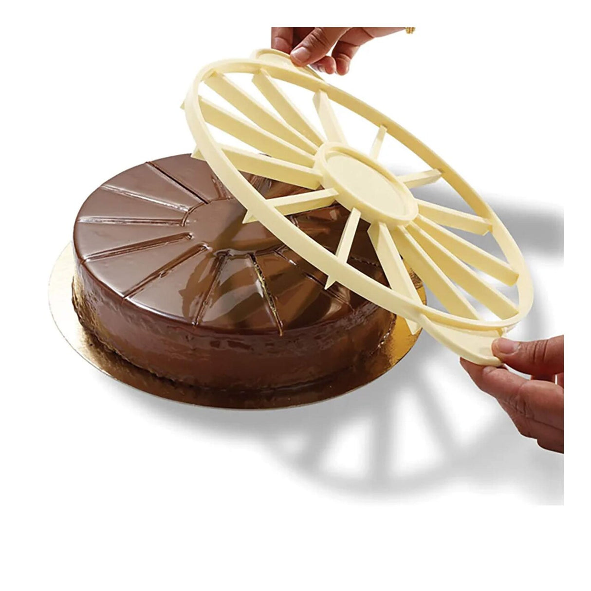 Reversible Pie Marker 12 to 18 Cut 10 ¾″ Polypropylene Tool