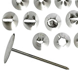 26 Piece Cake Decorating Tube Set Stainless Steel with Storage Box