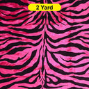 Zebra Flocking Taffeta Flocking Velvet Zebra Fabric 60" Wide
