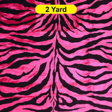 Zebra Flocking Taffeta Flocking Velvet Zebra Fabric 60" Wide
