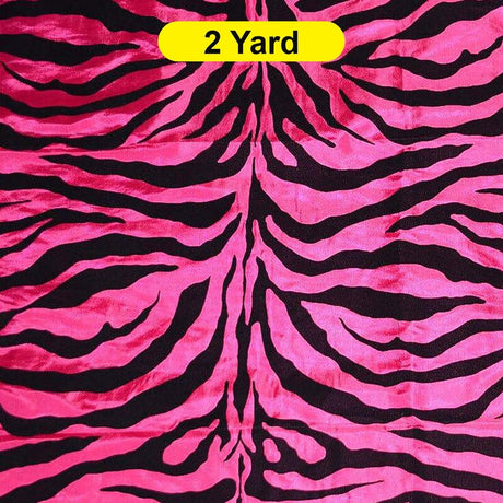 Zebra Flocking Taffeta Flocking Velvet Zebra Fabric 60" Wide