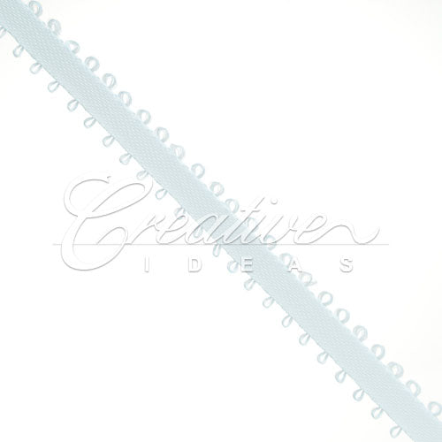 3/16" Double Face Picot Ribbon - 50 Yards (Light Blue)