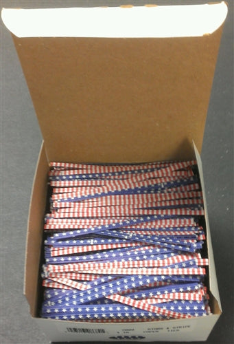 Stars & Stripes Paper Twist Ties - 2,000 Pack