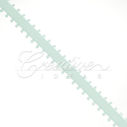 3/16" Double Face Picot Ribbon - 50 Yards (Aqua)