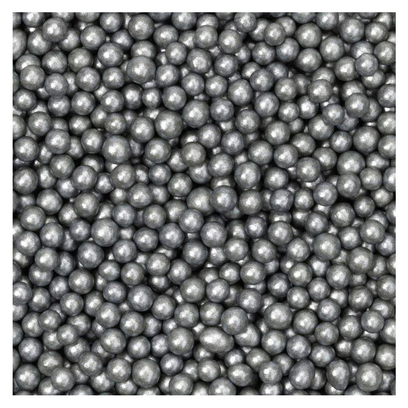 Wilton Silver Sugar Pearls, 5 oz.