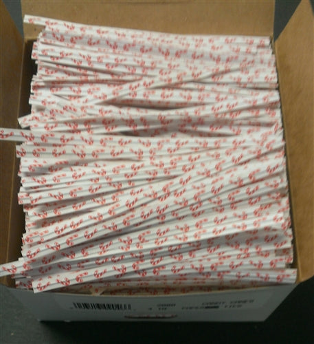 Candy Cane Paper Twist Ties - 2,000 Pack