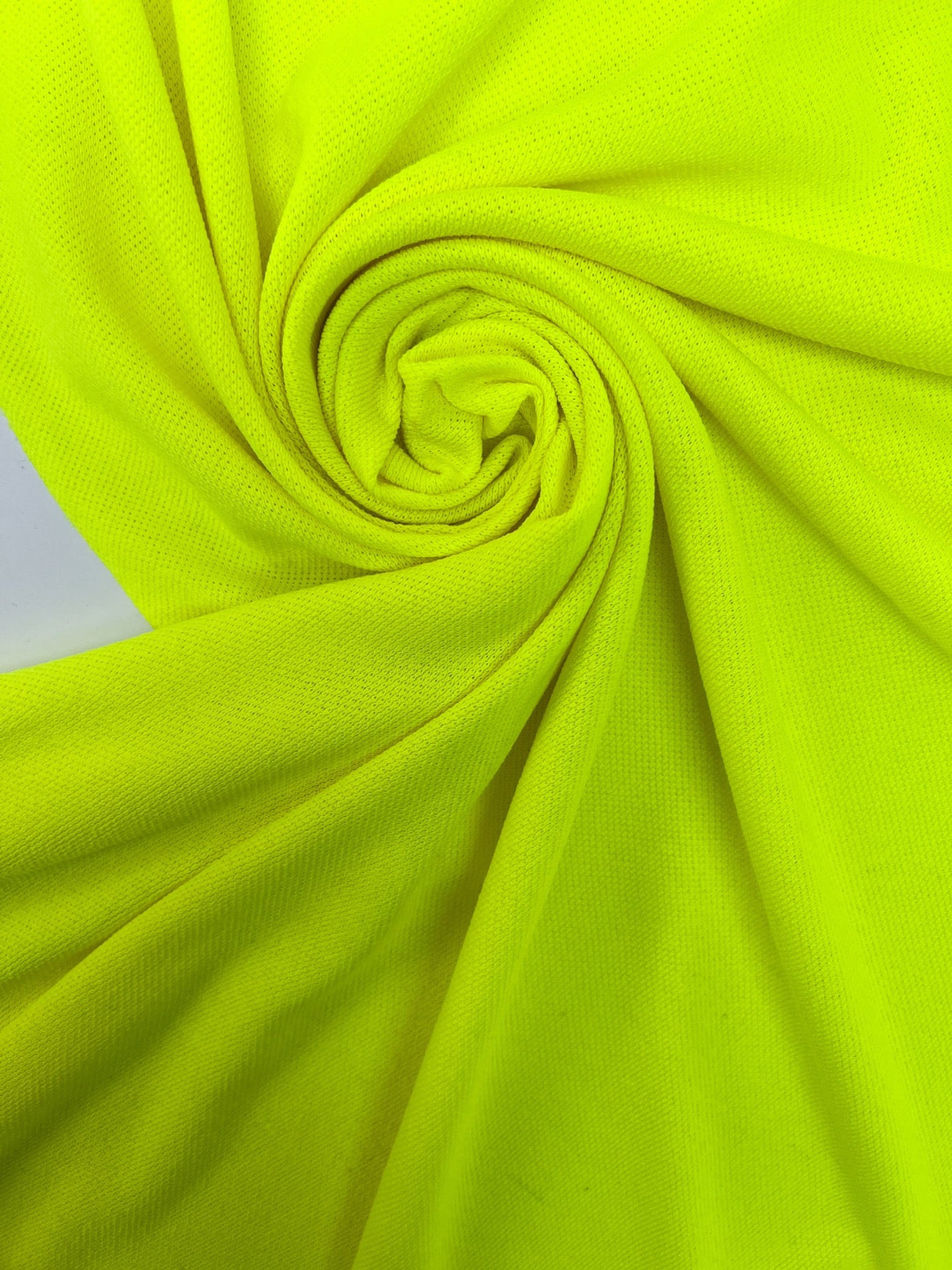 Italian Acetate Knitted Fabric Yellow-Green