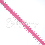 3/16" Double Face Picot Ribbon - 50 Yards (Hot Pink)