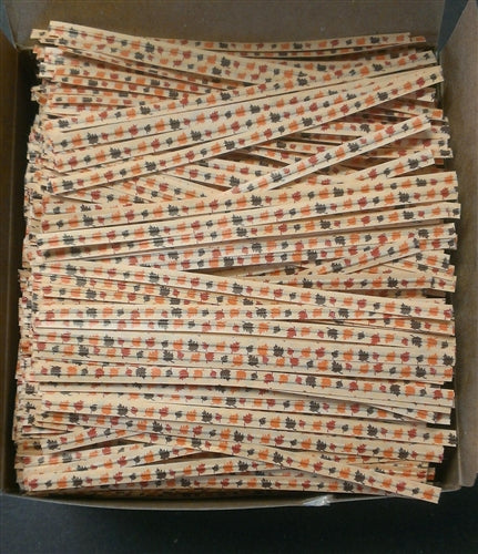 Autumn Leaves Paper Twist Ties - 2,000 Pack