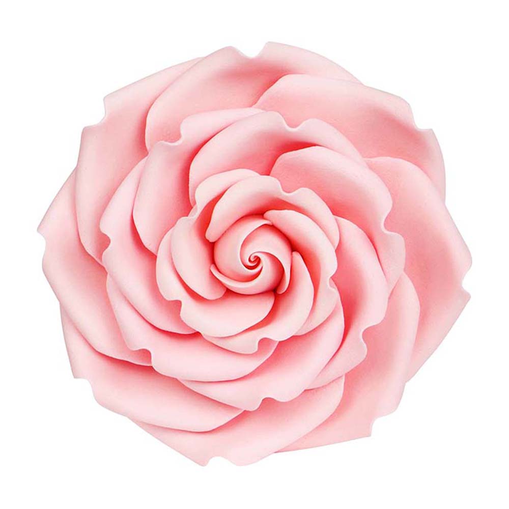 O'Creme Pink Rebecca Rose Gumpaste Flowers - Set of 3