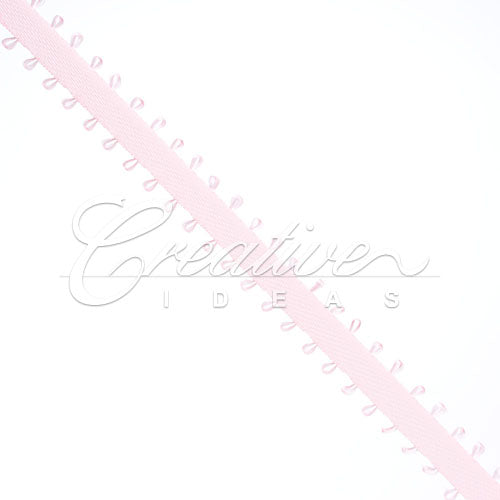 3/16" Double Face Picot Ribbon - 50 Yards (Light Pink)