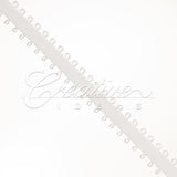 3/16" Double Face Picot Ribbon - 50 Yards (White)