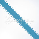 3/8" Double Face Picot Ribbon - 50 Yards (Turquoise)