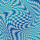 Printed Spandex Geometric Vesparelly Activewear Fabric