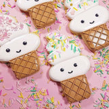 Ann Clark Soft Serve Ice Cream Cookie Cutter, 4" x 2-1/2"