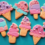 Ann Clark Soft Serve Ice Cream Cookie Cutter, 4" x 2-1/2"