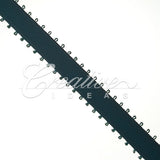 3/8" Double Face Picot Ribbon - 50 Yards (Hunter Green)