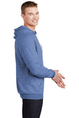 JERZEES® Snow Heather French Terry Raglan Hoodie