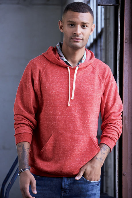 JERZEES® Snow Heather French Terry Raglan Hoodie