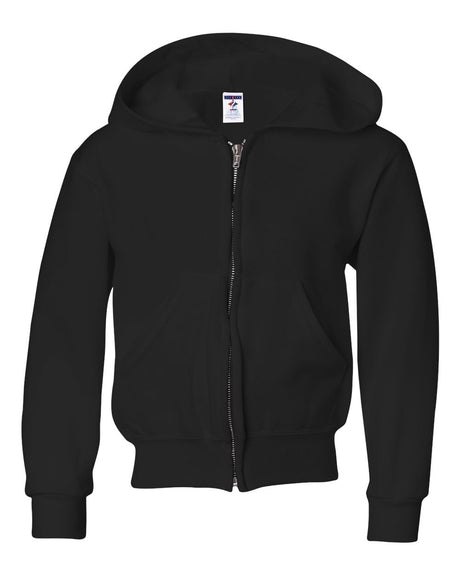 JERZEES® NuBlend Youth Full-Zip Hooded Sweatshirt