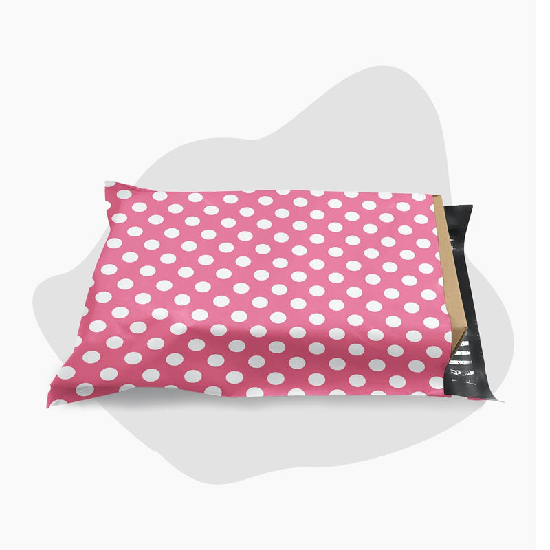 Polka Dot Poly Bag Mailers Eye-Catching Packaging for Safe and Stylish