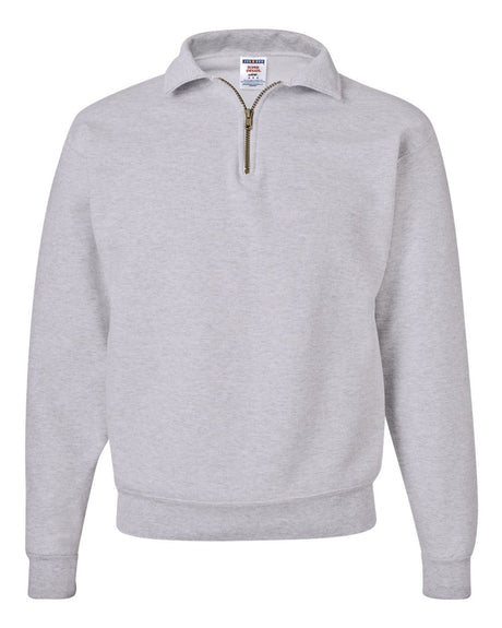 JERZEES® Super Sweats Quarter-Zip Cadet Collar Sweatshirt