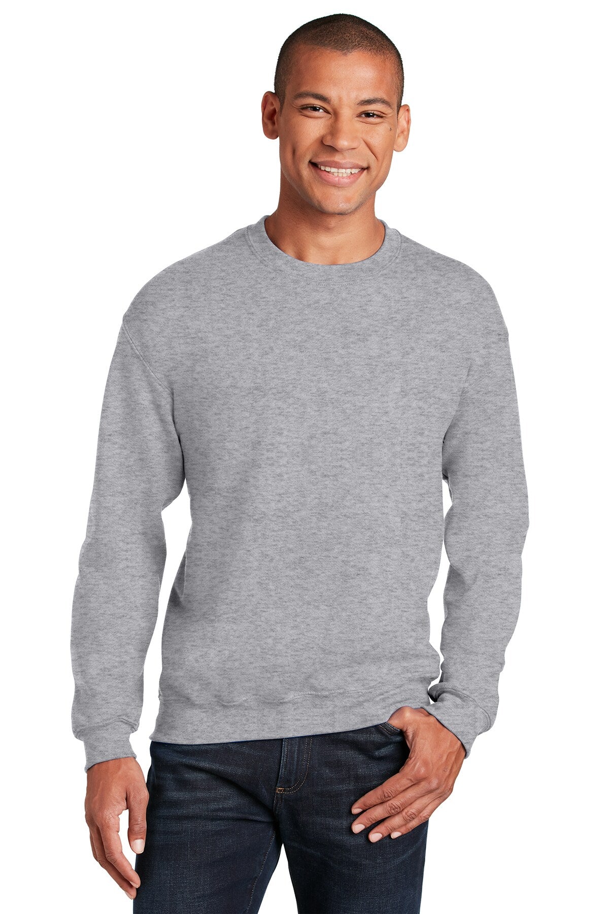Gildan® Heavy Blend Crewneck Long Sleeve Sweatshirt