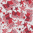 Printed Spandex USA Flag Activewear Fabric