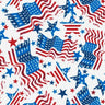 Printed Spandex USA Flag Activewear Fabric