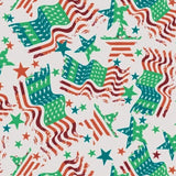 Printed Spandex USA Flag Activewear Fabric