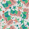 Printed Spandex USA Flag Activewear Fabric