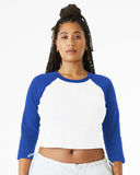 BELLA + CANVAS® Micro 3/4 Raglan Sleeve Baby Tee