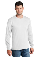 Port & Company® Crewneck Long Sleeve Core Cotton Tee