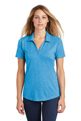 Sport-Tek® Women's PosiCharge Tri-Blend Wicking Collared Short Sleeve Polo