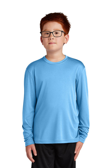 Sport-Tek® Crewneck Long Sleeve T-Shirt for Youth