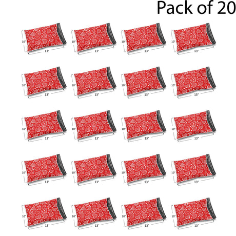 Design Poly Mailer Envelopes 10" x 13" Glossy Multi Pack & Design