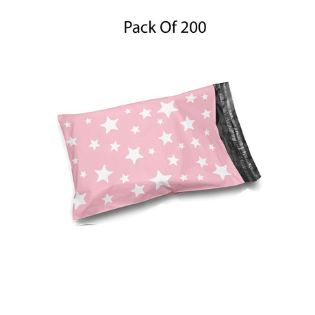 Poly Bag Mailer 10" x 13" Glossy Multi Design Envelopes | Premium Plastic Mailing & Courier Bags