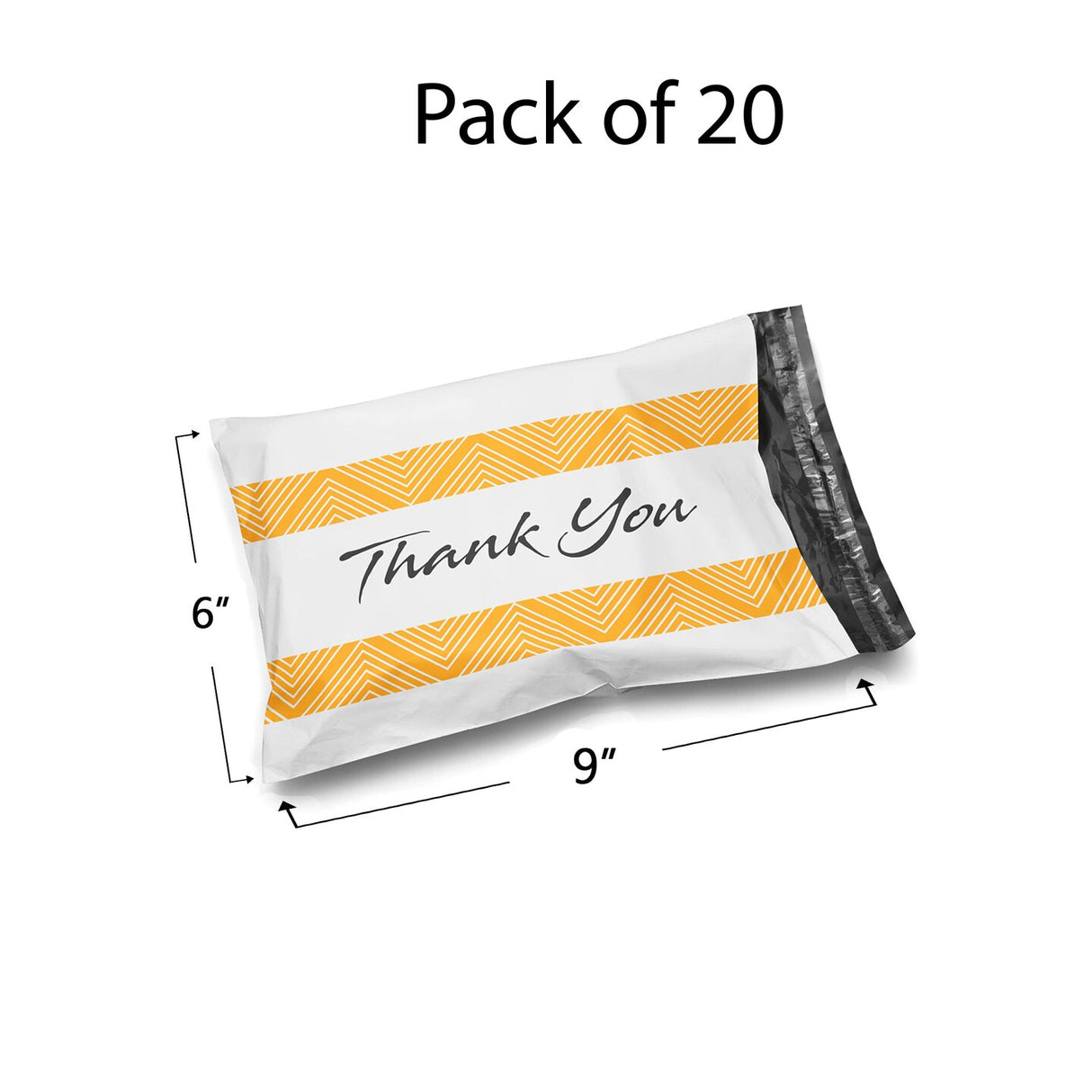 Poly Mailer Envelopes 6" x 9" Multi Design Weight 0.25 to 1 pound