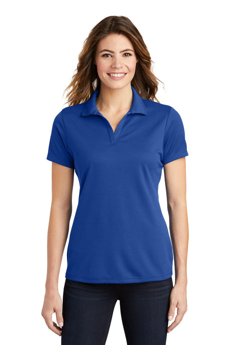 Sport-Tek® Women's Posi Charge Racer Collared Short Sleeve Mesh Polo